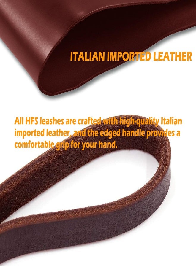 Highland Farms Select Premier 9.2Ft Leather Dog Training Leash. Made from Leather and is a Great Option for Hunting Dogs or General Obedience in The Backyard.Christmas Dog Gifts-Brown - Image 4